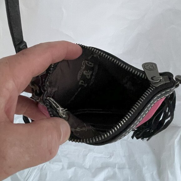 Ladies Pink Suede Handbag by the P&G Western Collection - Picture 4 of 4